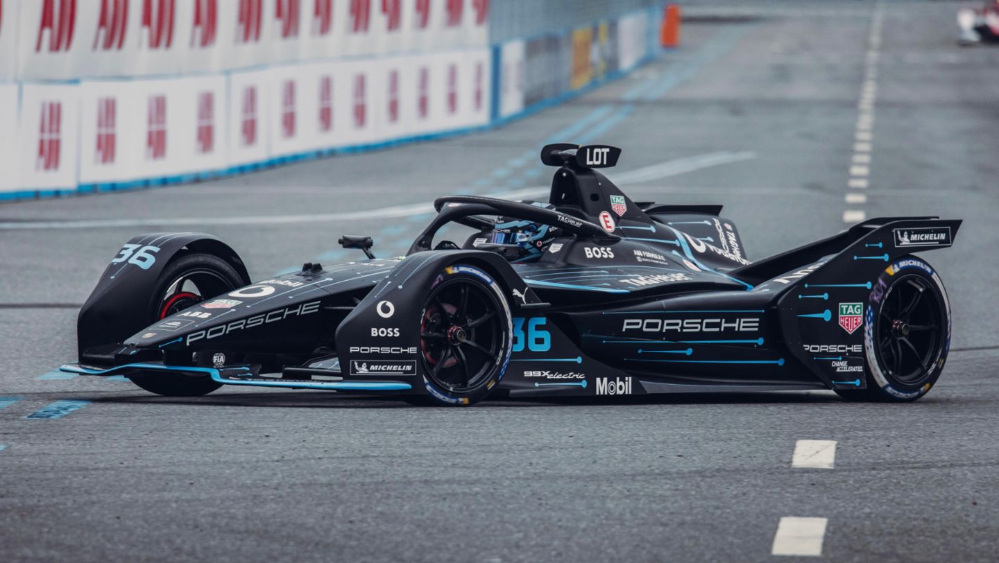 André Lotterer, 99X Electric, E-Prix de Seúl, carrera 15, 2022, Porsche AG