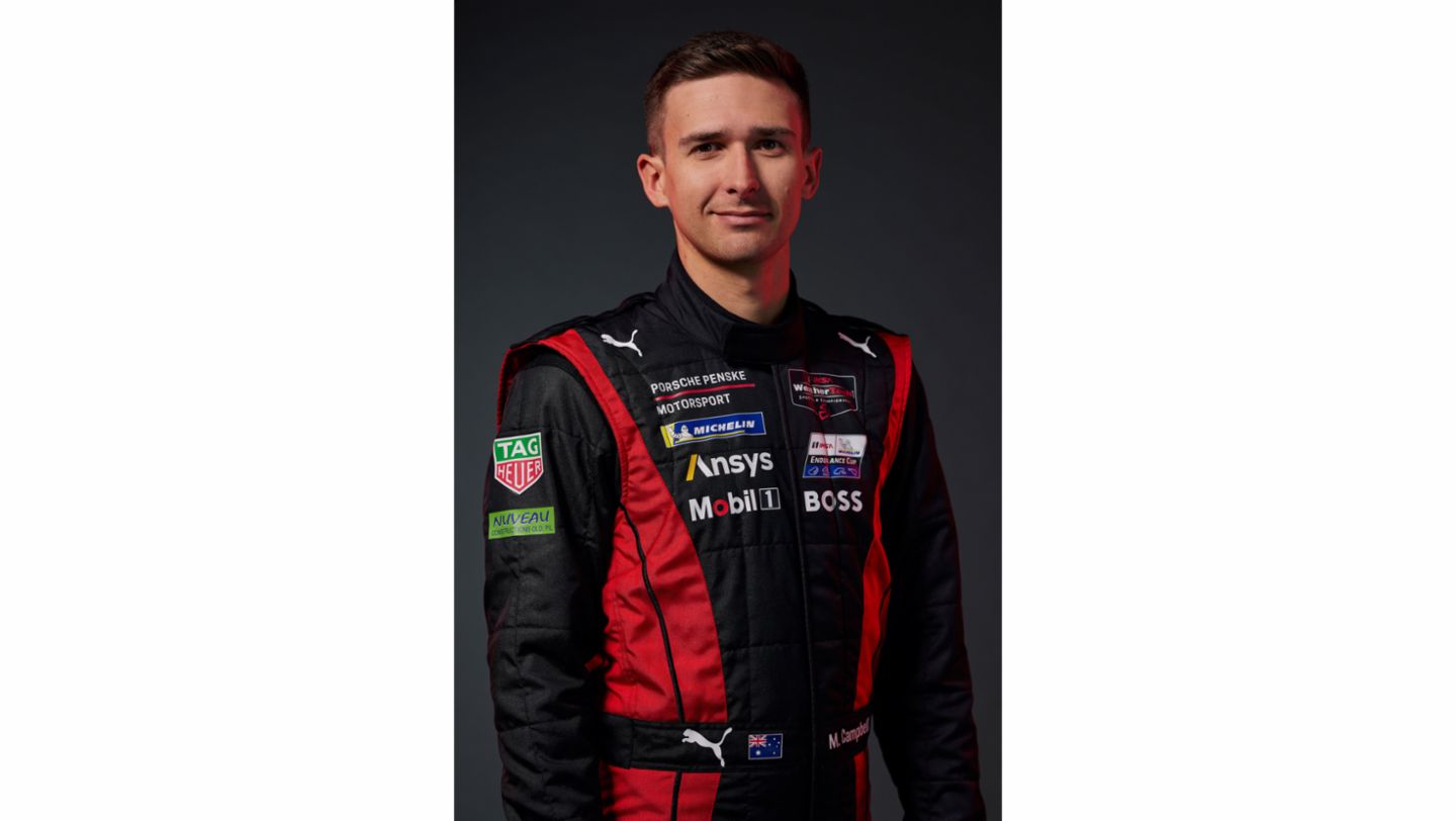 Matt Campbell, piloto oficial, 2022, Porsche AG