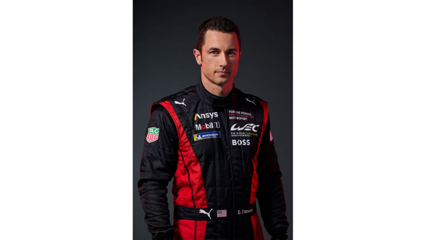 Dane Cameron, works driver, 2022, Porsche AG
