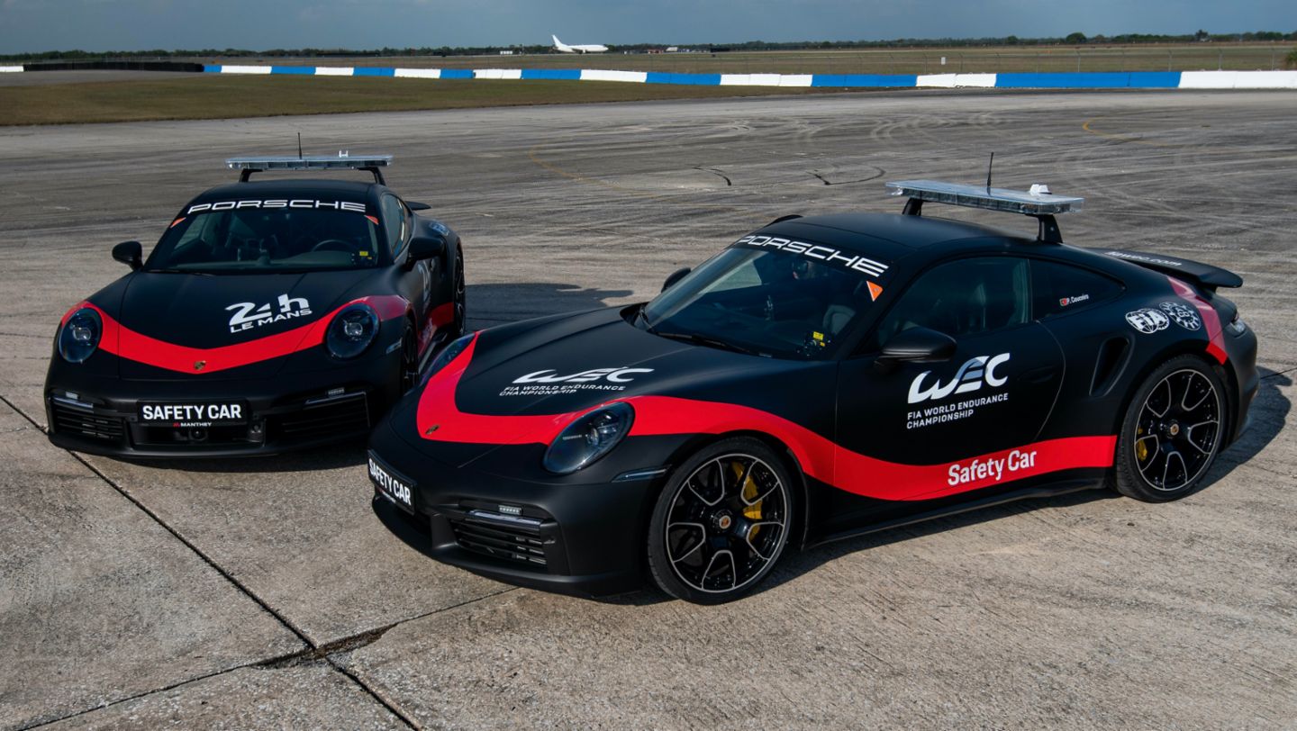 911 Turbo S, auto de seguridad del Campeonato Mundial de Resistencia (WEC) de la FIA, 2022, Porsche AG