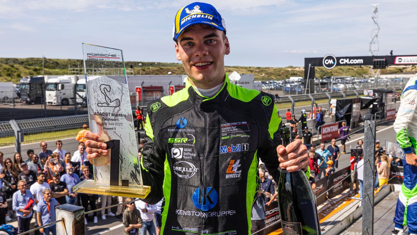 Laurin Heinrich, SSR Huber Racing, Porsche Carrera Cup Deutschland, Zandvoort, 2022, Porsche AG
