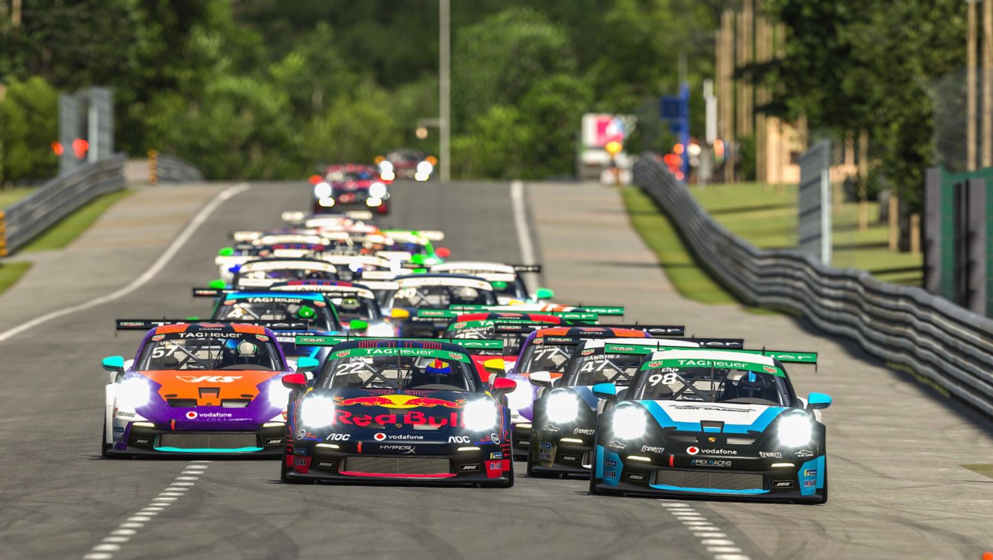 911 GT3 Cup, Porsche TAG Heuer Esports Supercup 2022, Rennen 9, Le Mans, Porsche AG