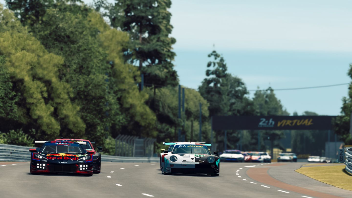 911 RSR, virtual 24h Le Mans, 2022, Porsche AG