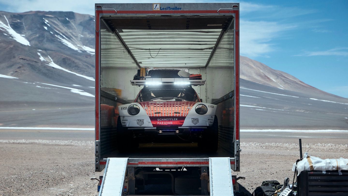 911 Carrera 4S especial, proyecto a gran altitud, Ojos del Salado, Chile, 2022, Porsche AG