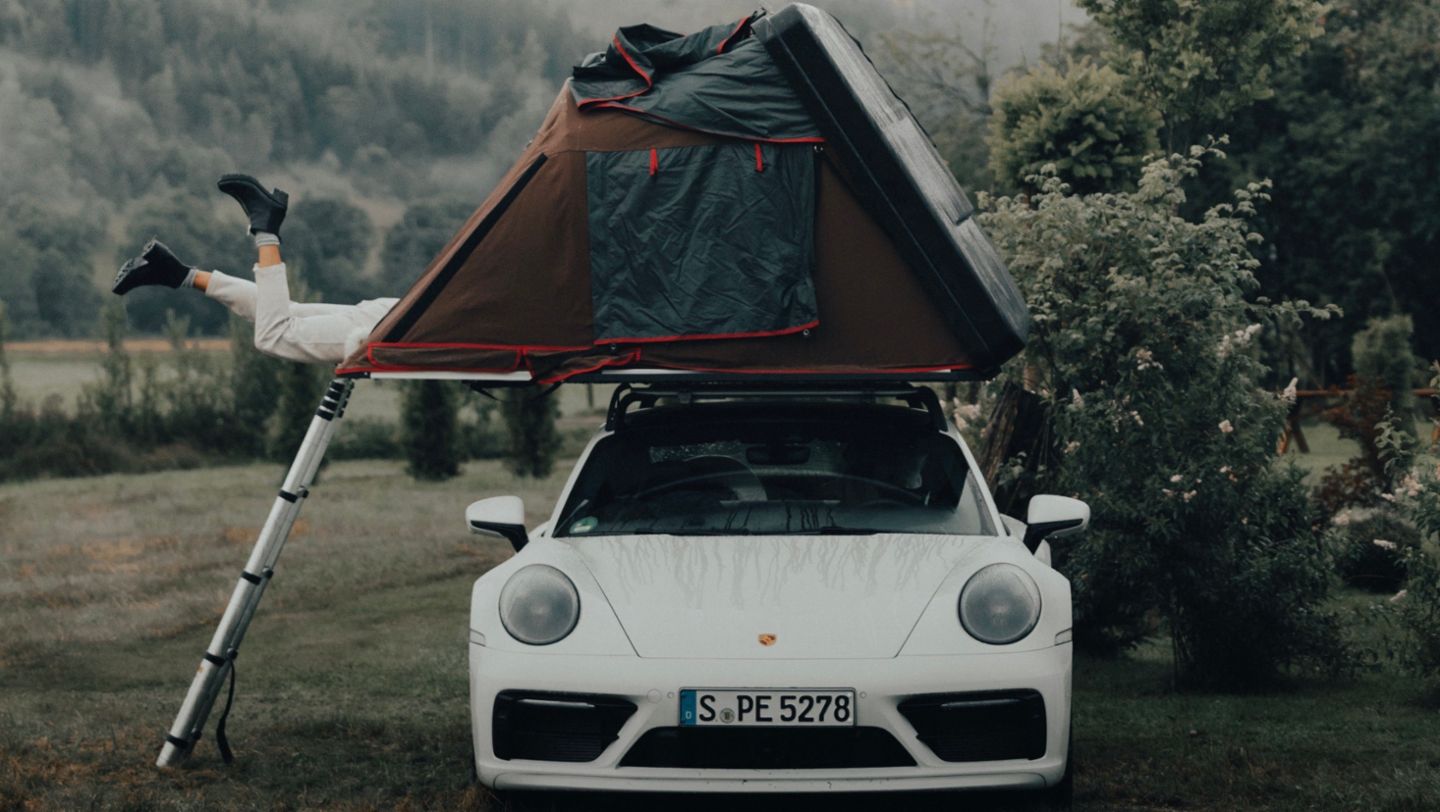 Marisa Hampe, 911 Carrera, Porsche Roof Tent Experience, 2022, Porsche AG