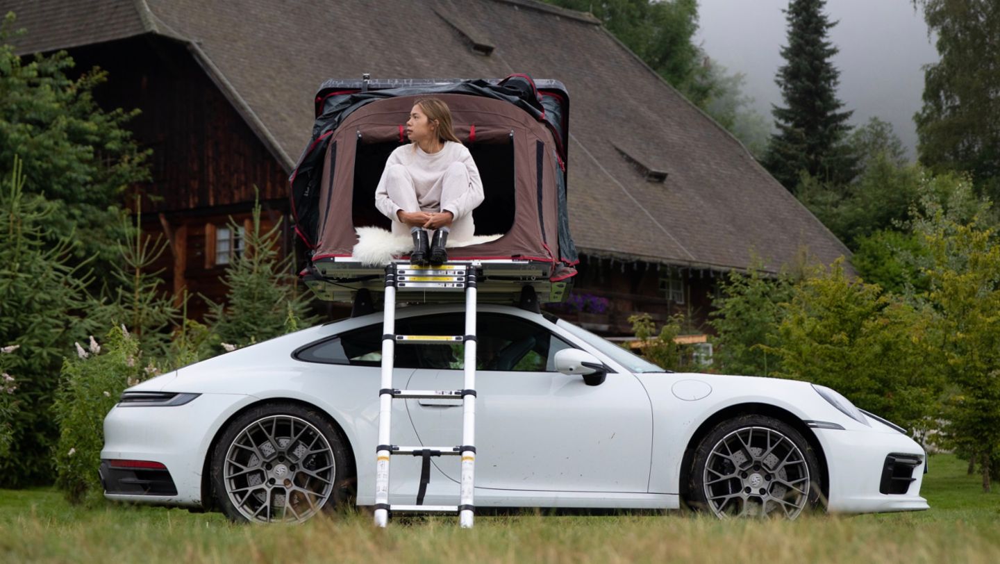 Marisa Hampe, 911 Carrera, Porsche Roof Tent Experience, 2022, Porsche AG