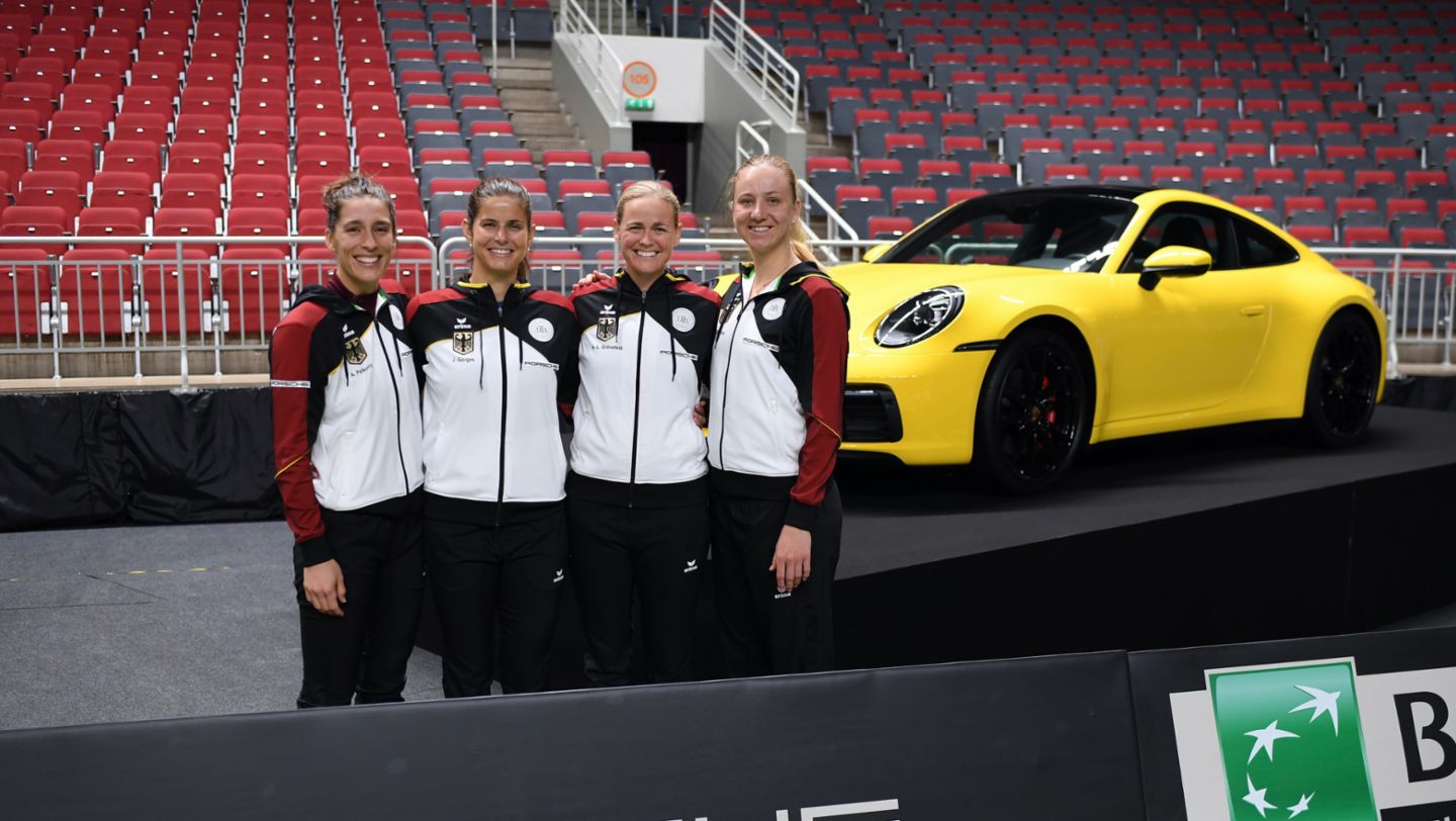 Andrea Petkovic mit dem Porsche Team Deutschland, 2019, Porsche AG