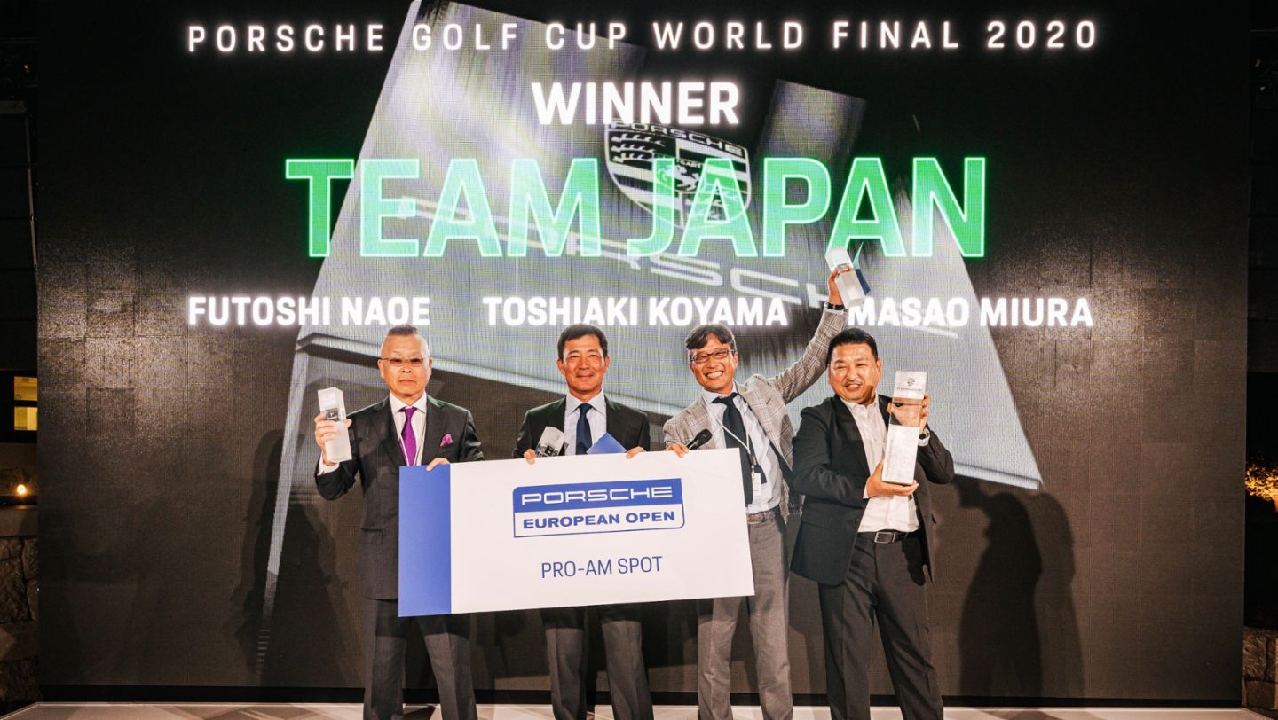 Sieger World Trophy Team Japan, Porsche Golf Cup World Final 2020, 2022, Porsche AG