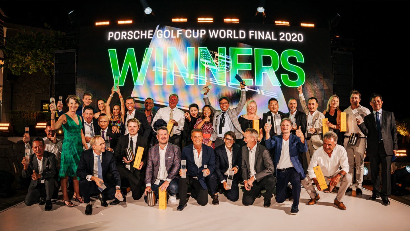 Winners Porsche Golf Cup World Final 2020, 2022, Porsche AG