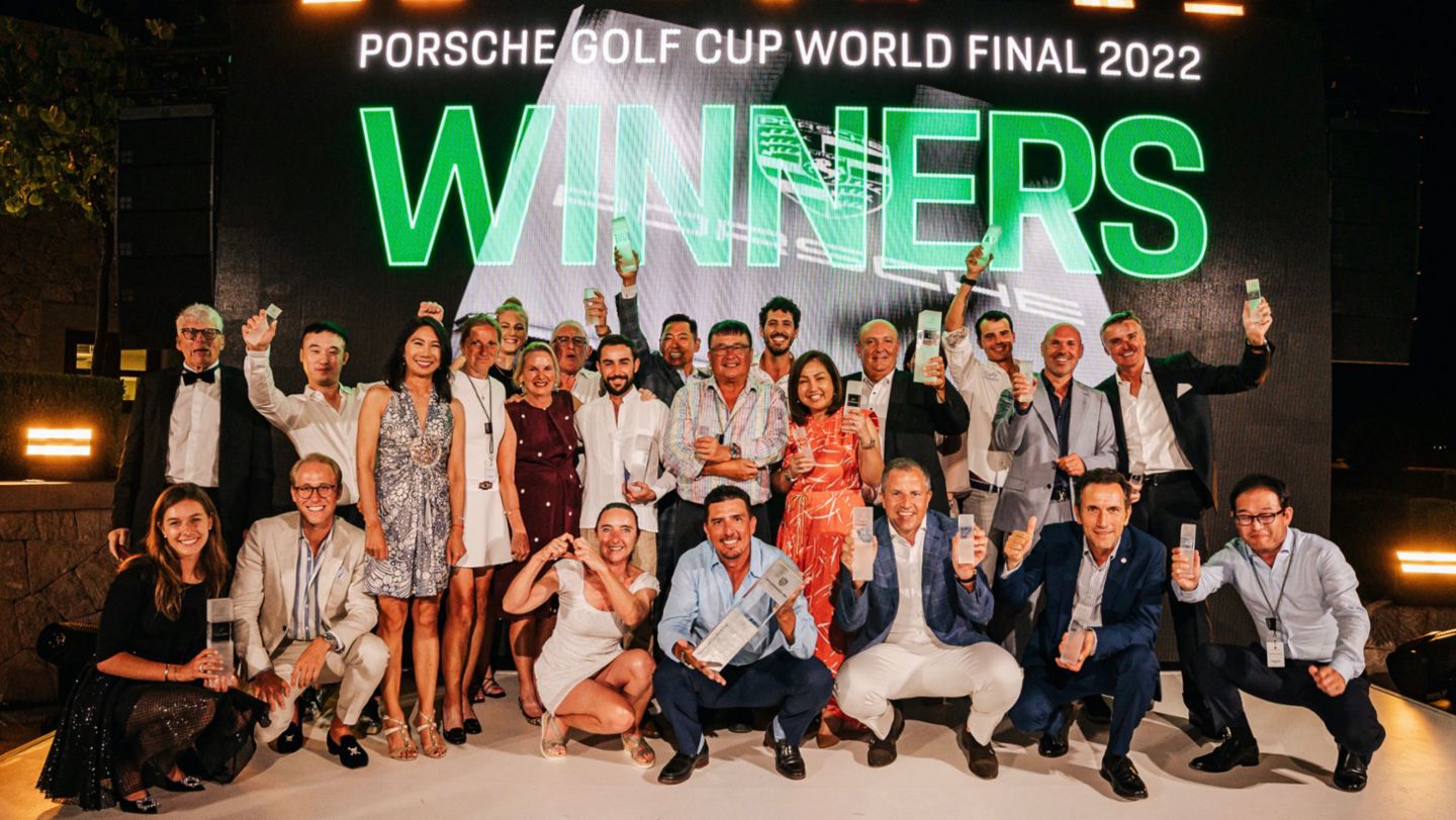 Winners Porsche Golf Cup World Final, 2022, Porsche AG