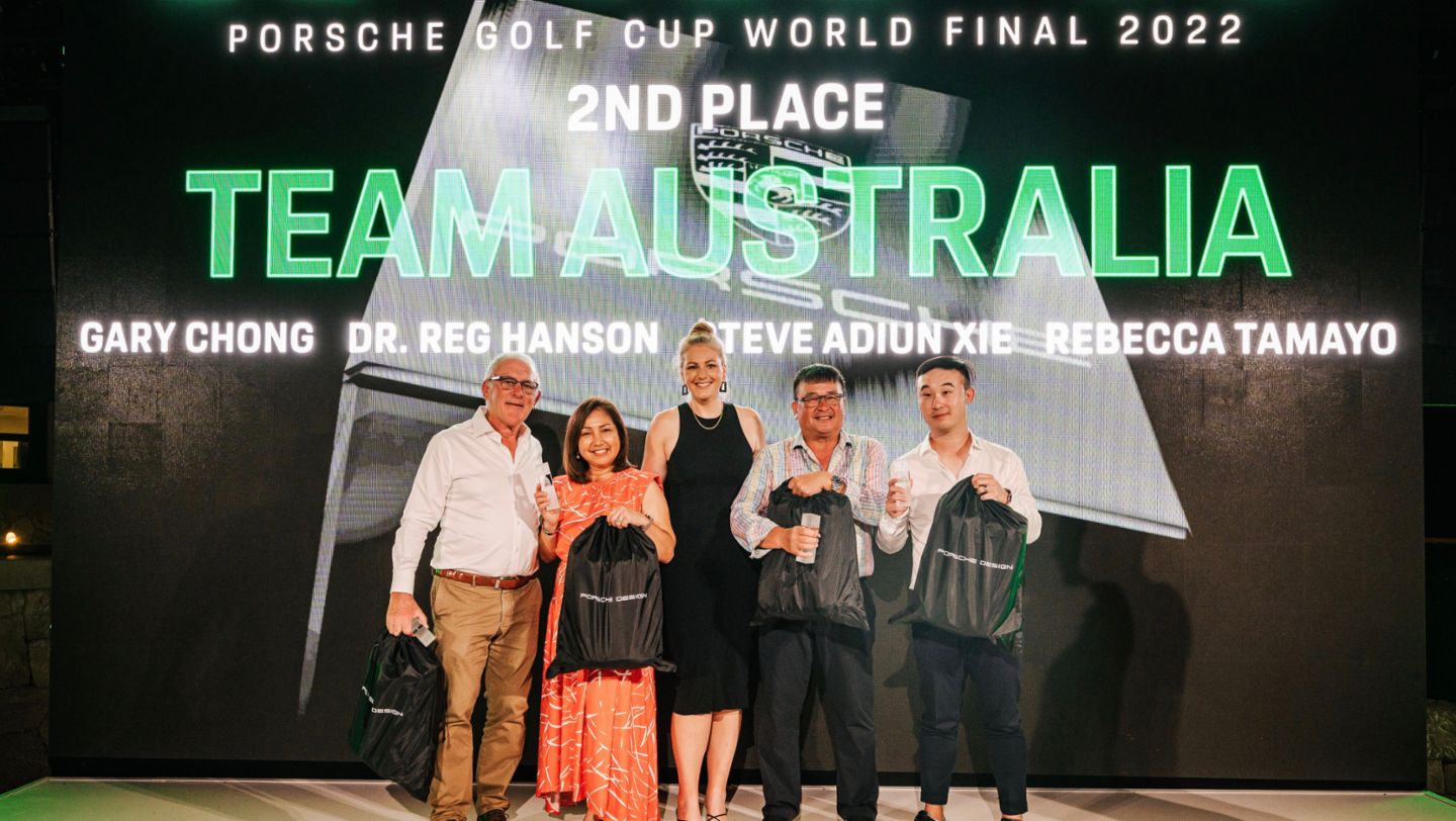 2nd place World Trophy Team Australia, Porsche Golf Cup World Final 2022, Porsche AG