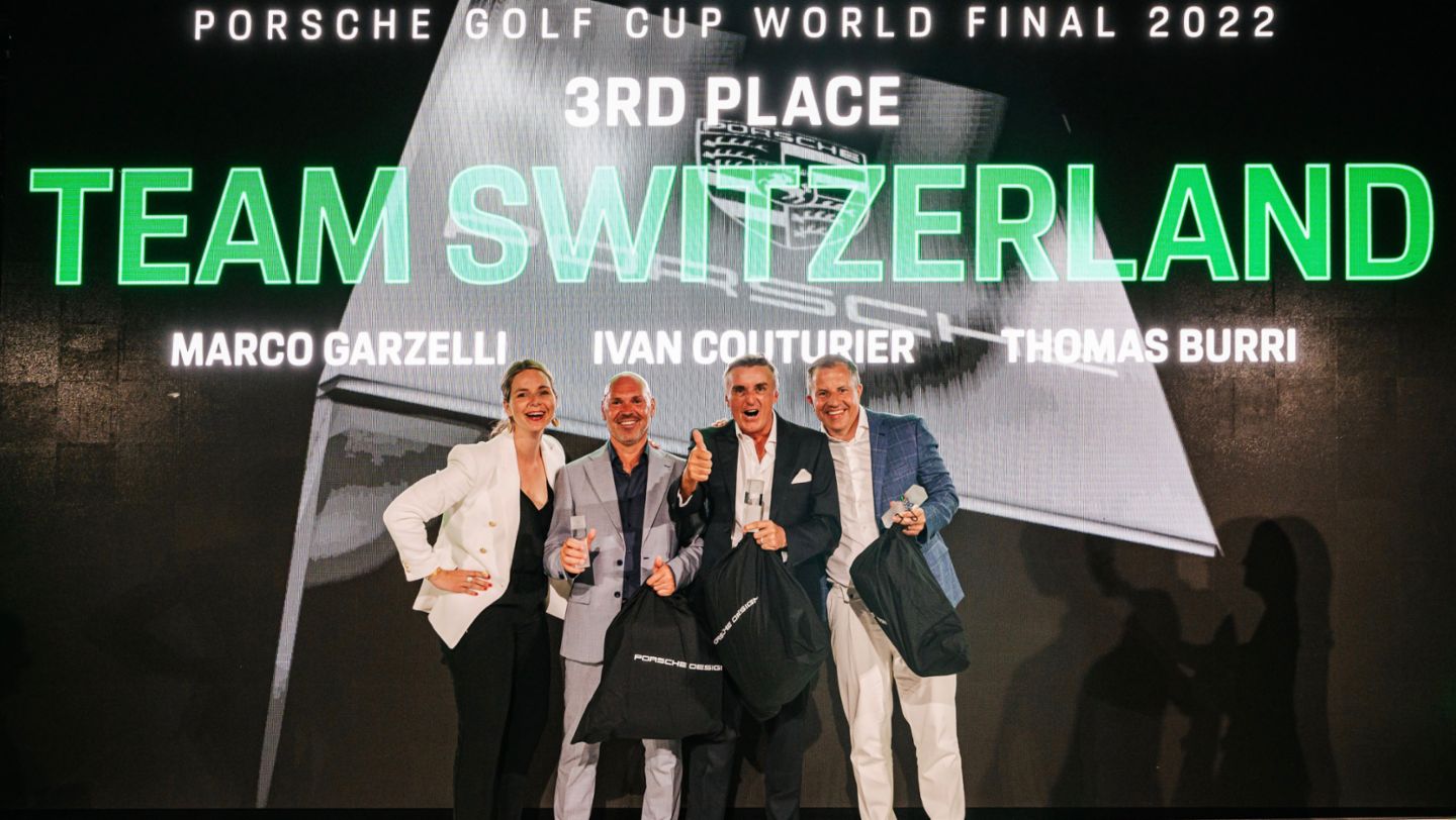 3rd place World Trophy Team Switzerland, Porsche Golf Cup World Final 2022, Porsche AG