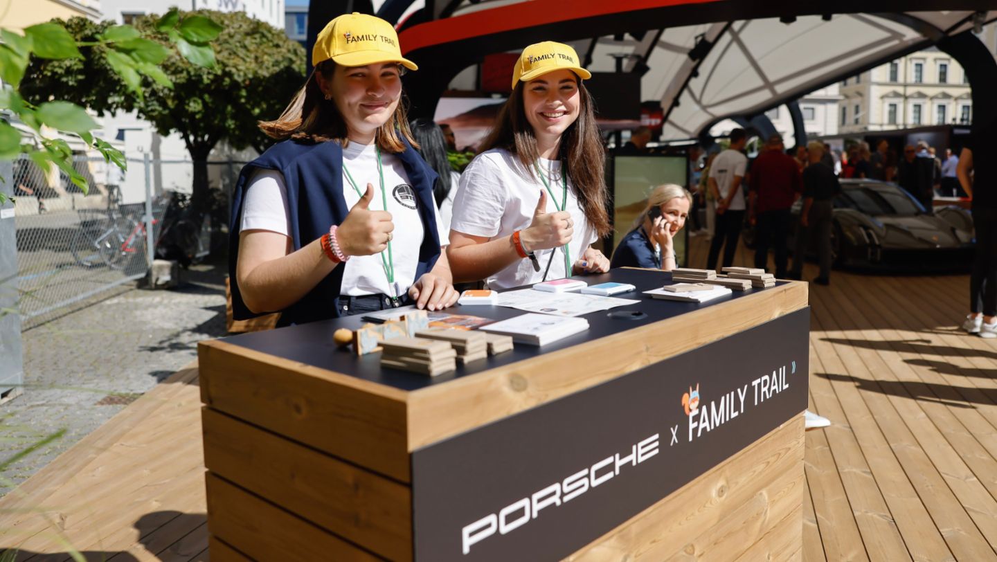 Porsche x Family Trail, IAA Mobility, Open Space, München, 2023, Porsche AG
