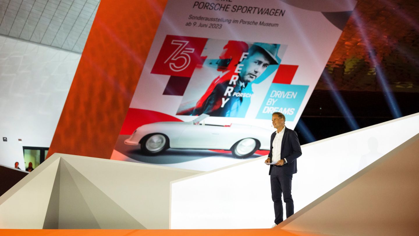 Oliver Blume, presidente del Consejo Directivo de Porsche AG, 2023, Porsche AG