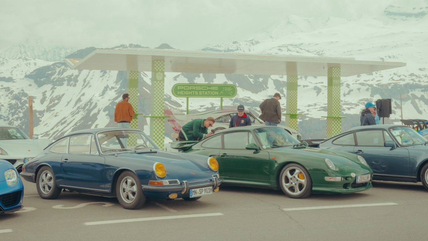 Porsche 901, Porsche 911 Turbo S (993), Porsche Heights, Österreich, 2023, Porsche AG