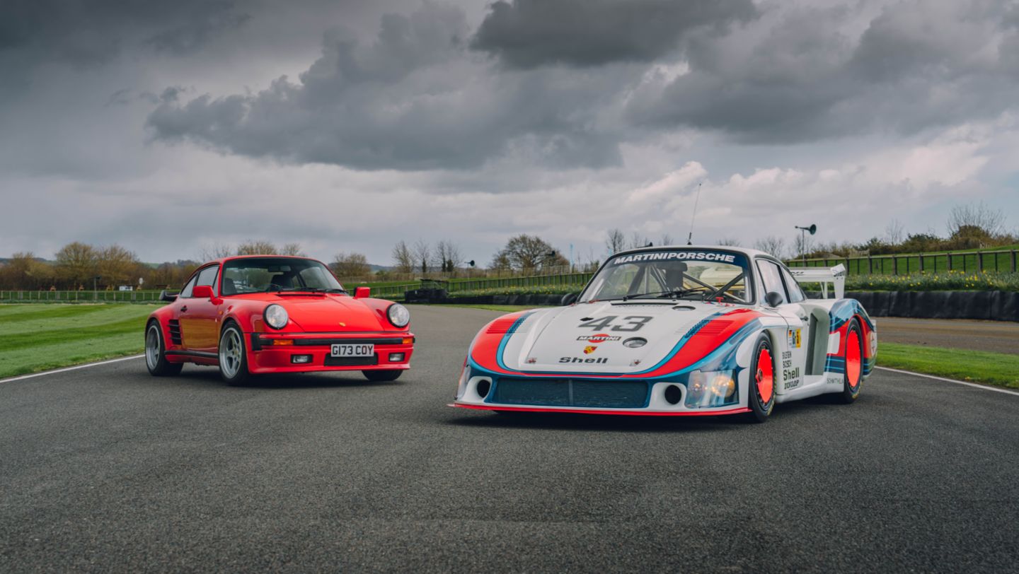 Porsche 911 Turbo y Porsche 935/78 (i-d), 80ª Reunión de Socios de Goodwood, 2023, Porsche AG