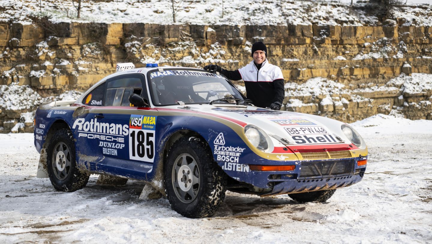 Timo Bernhard, Porsche 959 Paris-Dakar, 2023, Porsche AG