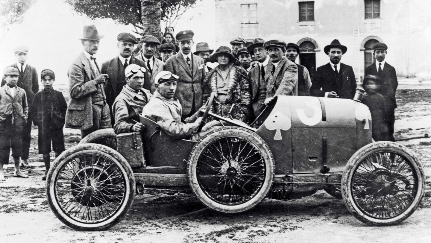 Austro-Daimler ADS-R "Sascha", Targa Florio, 1922, Porsche AG