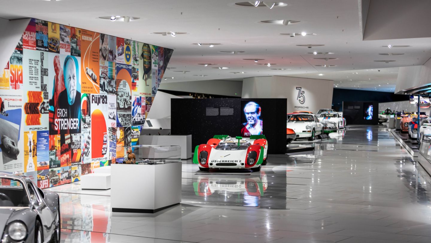 Sonderausstellung „75 Jahre Porsche Sportwagen“, Porsche Museum, 2023, Porsche AG