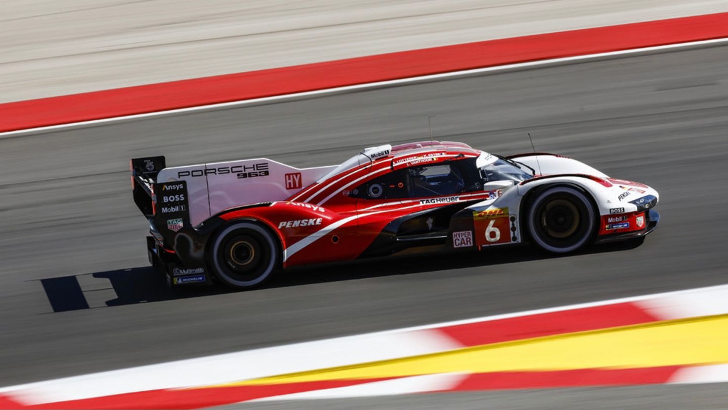 Porsche 963, Porsche Penske Motorsport (#6), Kevin Estre (F), Andre Lotterer (D), Laurens Vanthoor (B), Portugal, 2023, Porsche AG