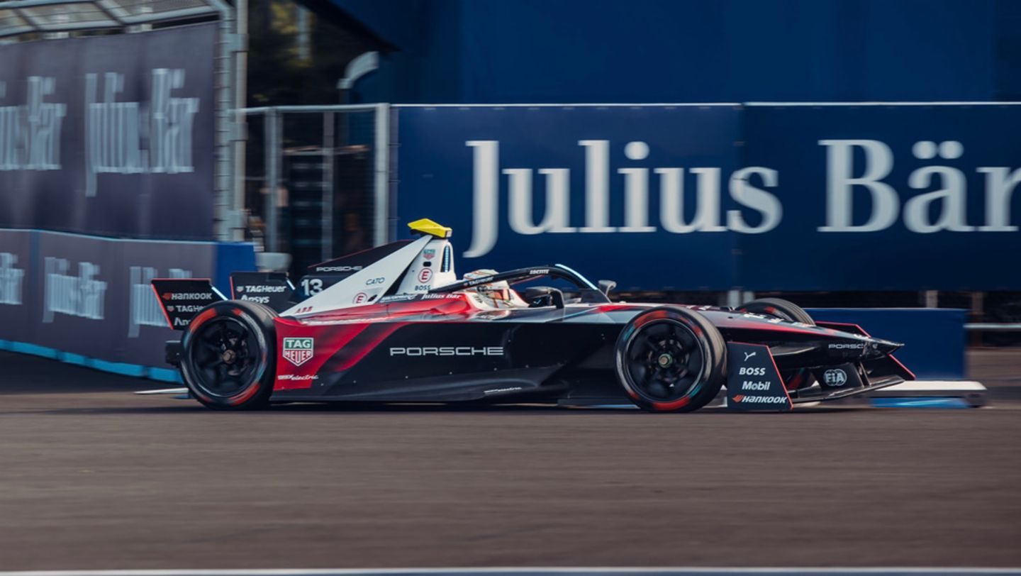 António Félix da Costa, Porsche 99X Electric (nº 13), 2ª carrera del E-Prix de Yakarta, Indonesia, 2023, Porsche AG