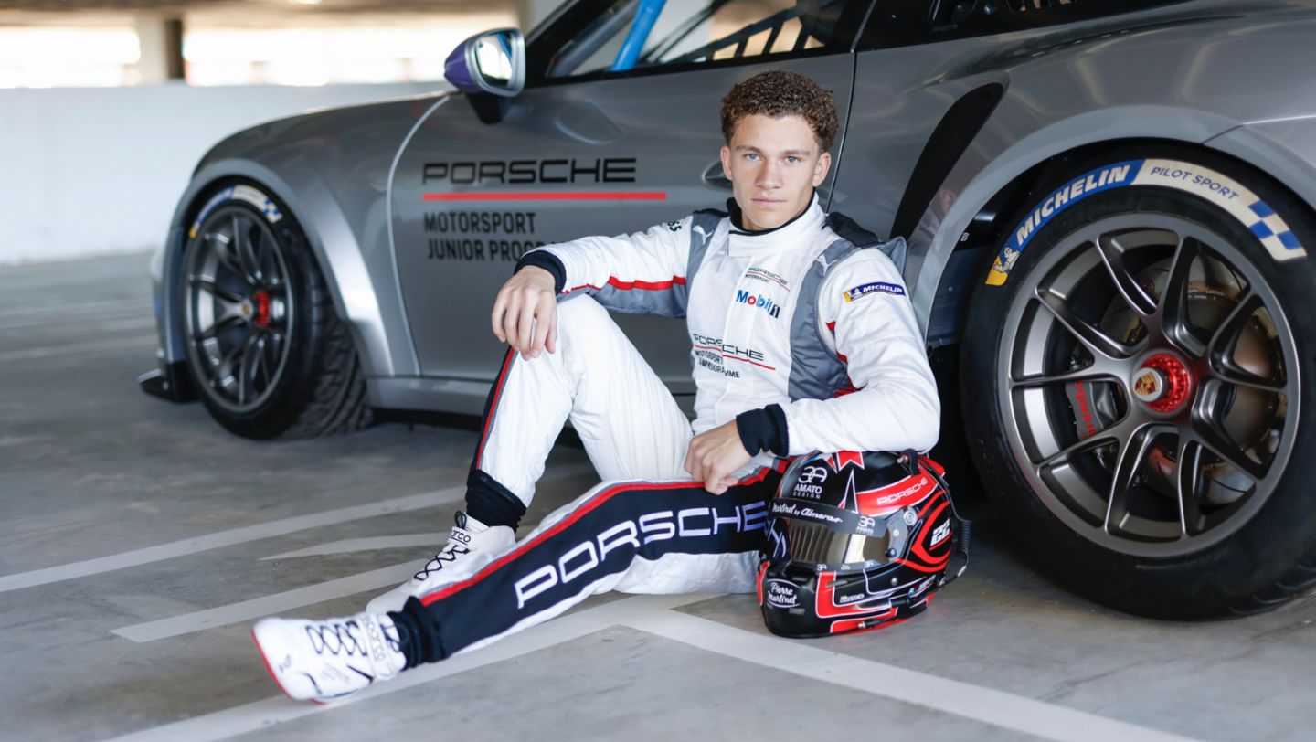 Porsche 911 GT3 Cup, Alessandro Ghiretti, piloto Júnior de Porsche, 2023, Porsche AG