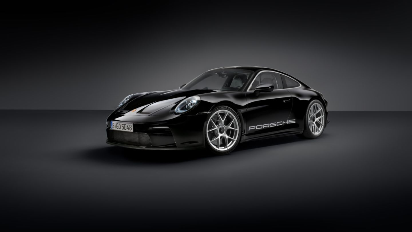60th Anniversary Limited Edition Black Porsche 911 S/T with 12 spoke performance wheels