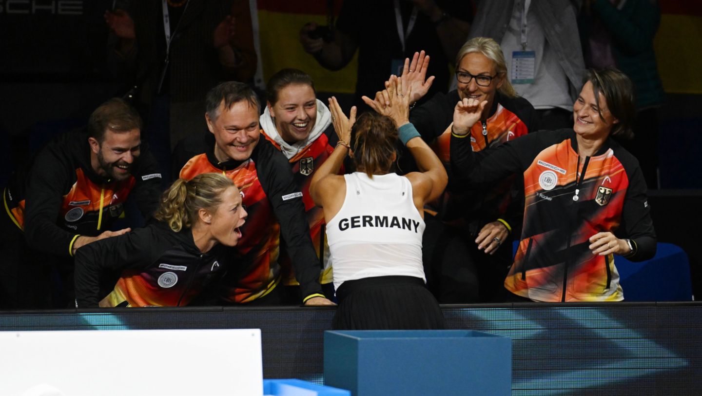 Porsche Team Deutschland, Billie Jean King Cup, Porsche Arena, Stuttgart, 2023, Porsche AG