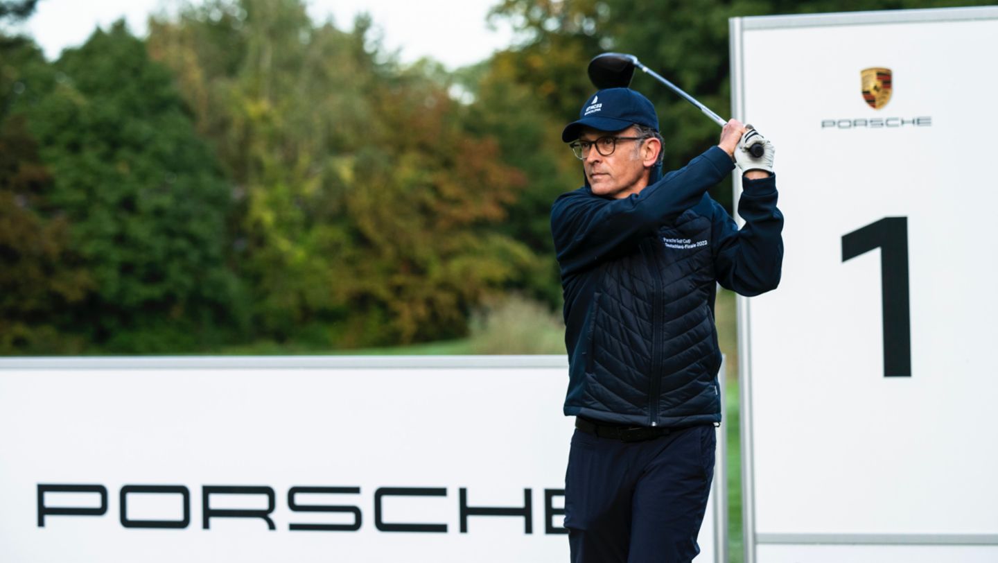 Alexander Pollich, Vorsitzender der Geschäftsführung Porsche Deutschland GmbH, Porsche Golf Cup Deutschland-Finale, Golf Club Solitude, Stuttgart, 2023, Porsche AG