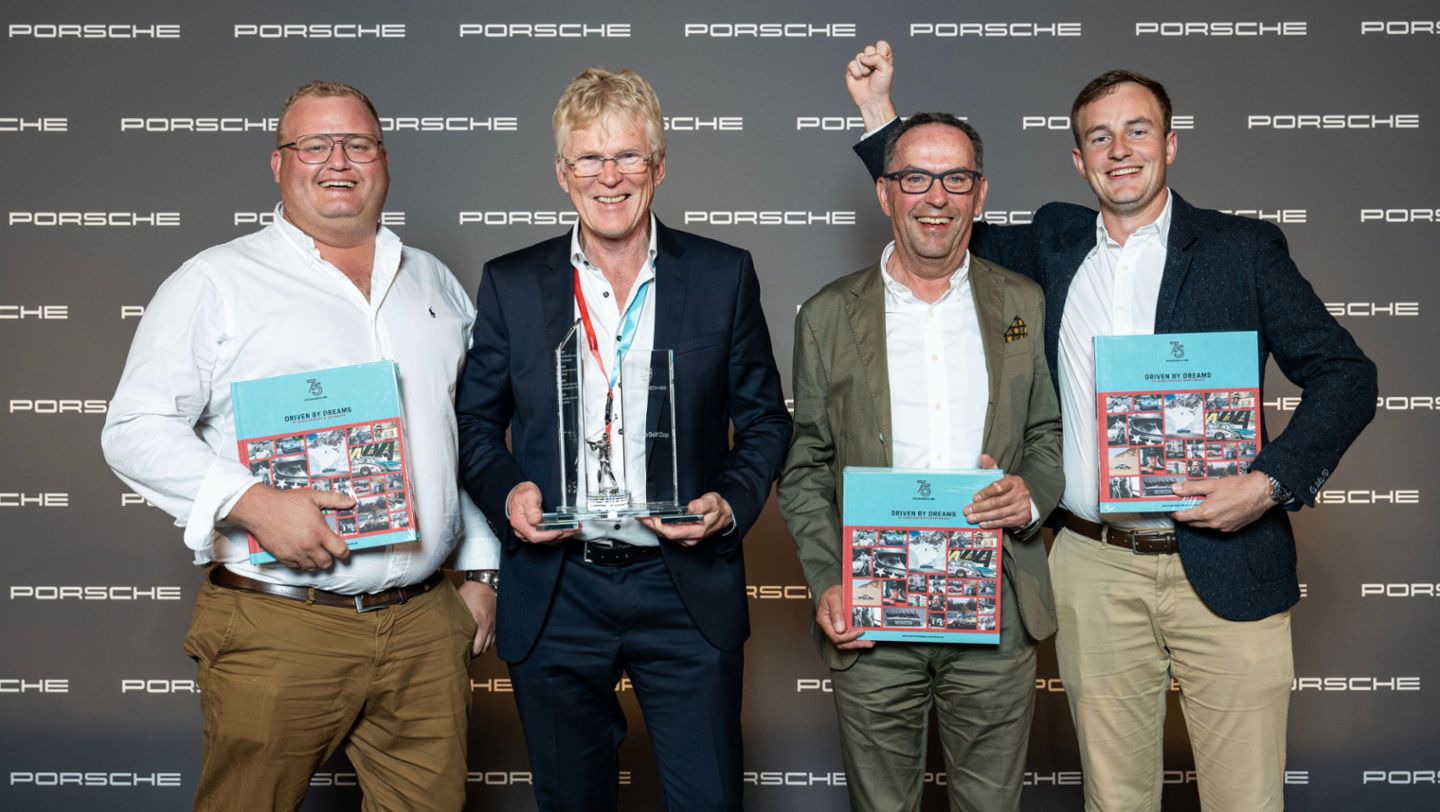 Porsche Golf Cup Deutschland-Finale, winner team category, Team Porsche Center Munich South, Stuttgart, 2023, Porsche AG