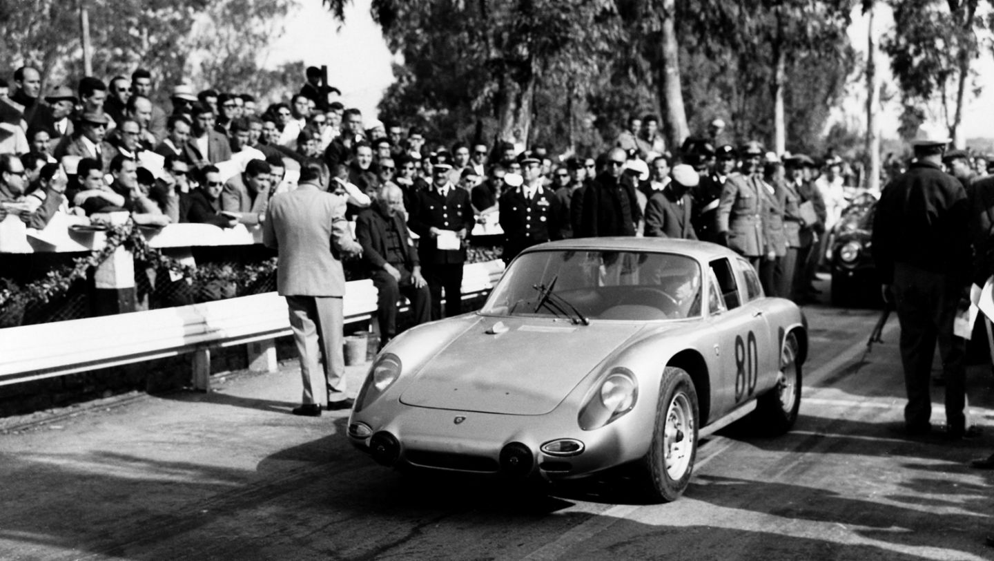 Herbert Linge, Porsche 356 B 2000 GS Carrera GT, Targa Florio, 1963, Porsche AG
