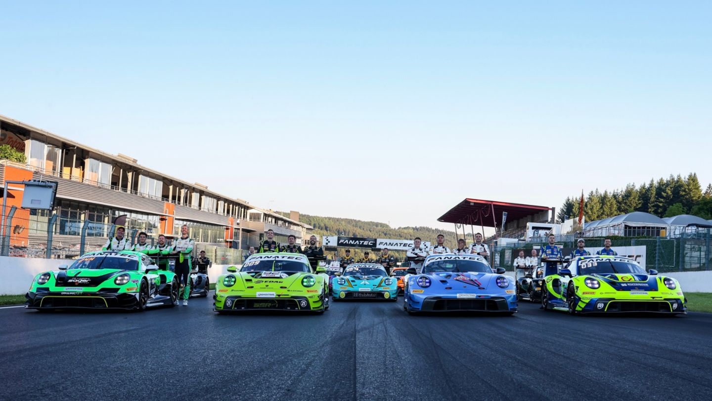 Porsche customer teams, 24h Spa-Francorchamps, Belgium, 2024, Porsche AG