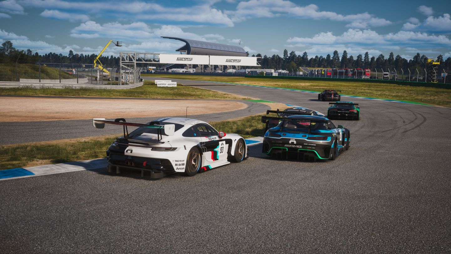 Porsche 911 GT3 R, Esports ESL R1, Hockenheim, Porsche Coanda Esports Racing Team, 2024, Porsche AG