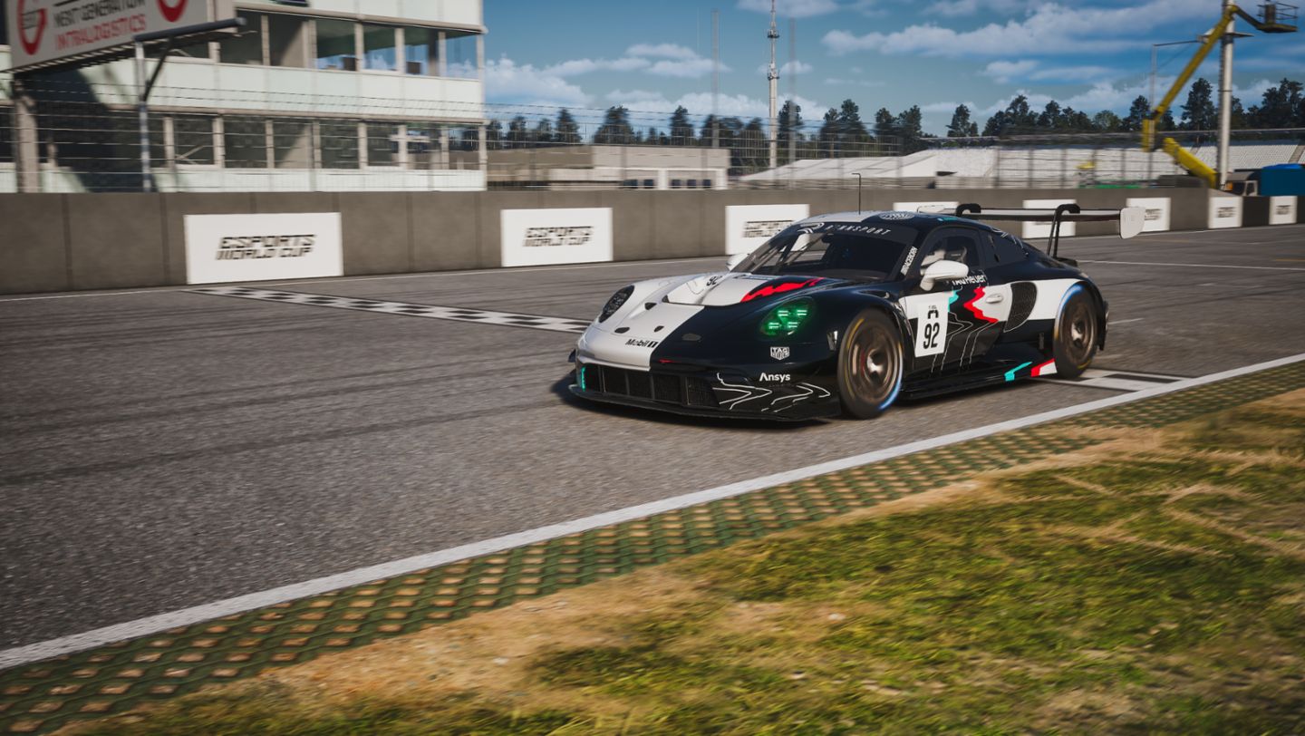 Porsche 911 GT3 R, Esports ESL R1, Hockenheim, Porsche Coanda Esports Racing Team, 2024, Porsche AG