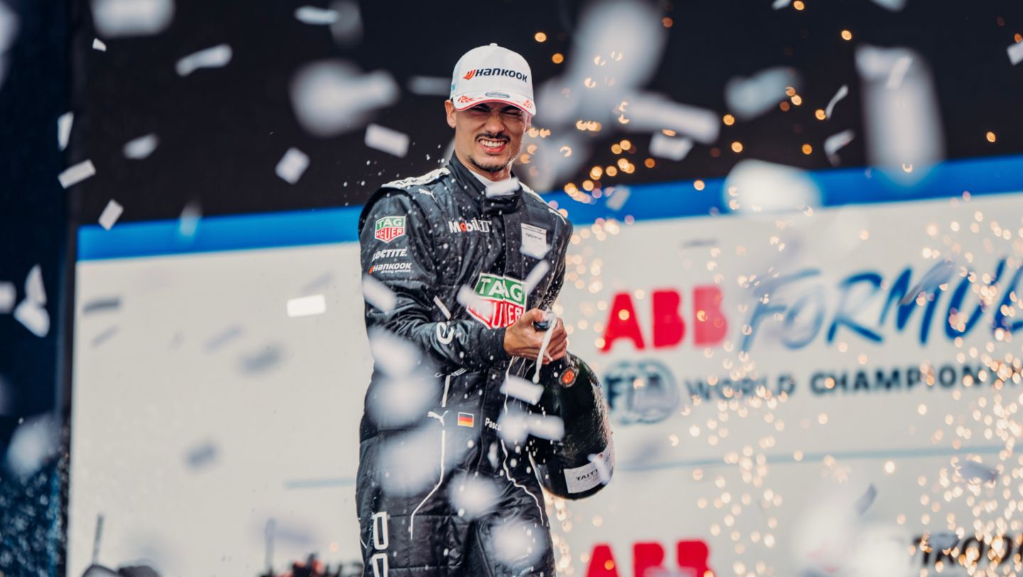 Pascal Wehrlein, piloto oficial del equipo TAG Heuer Porsche de Fórmula E, E-Prix de Ciudad de México, México, 2024, Porsche AG