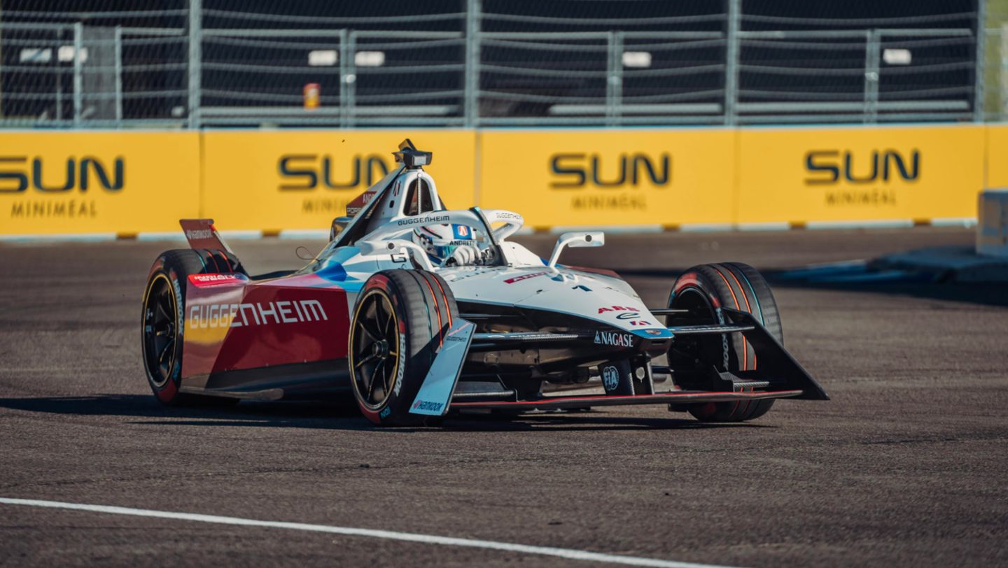 Porsche 99X Electric, Jake Dennis (#1), Andretti Formula E, 2024, Porsche AG