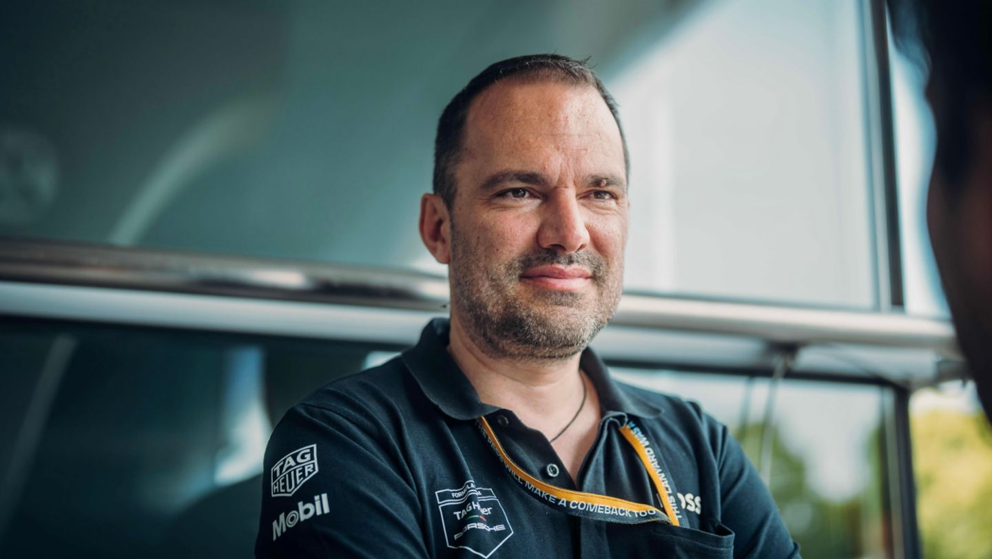 Florian Modlinger, project manager Formula E, Shanghai, Porsche AG