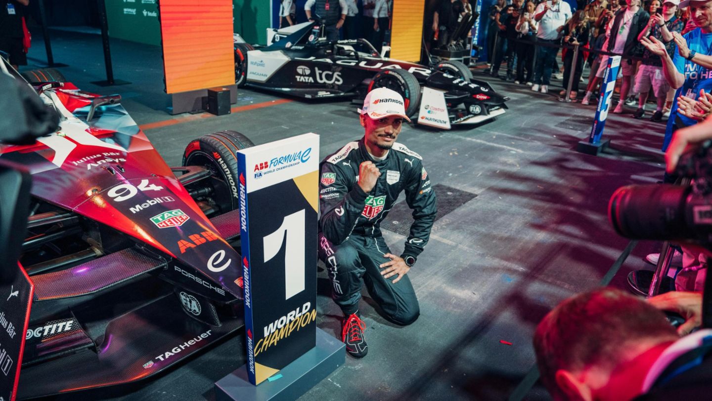 Pascal Wehrlein, TAG Heuer Porsche Formel-E-Team, Formel E, London, 2024, Porsche AG