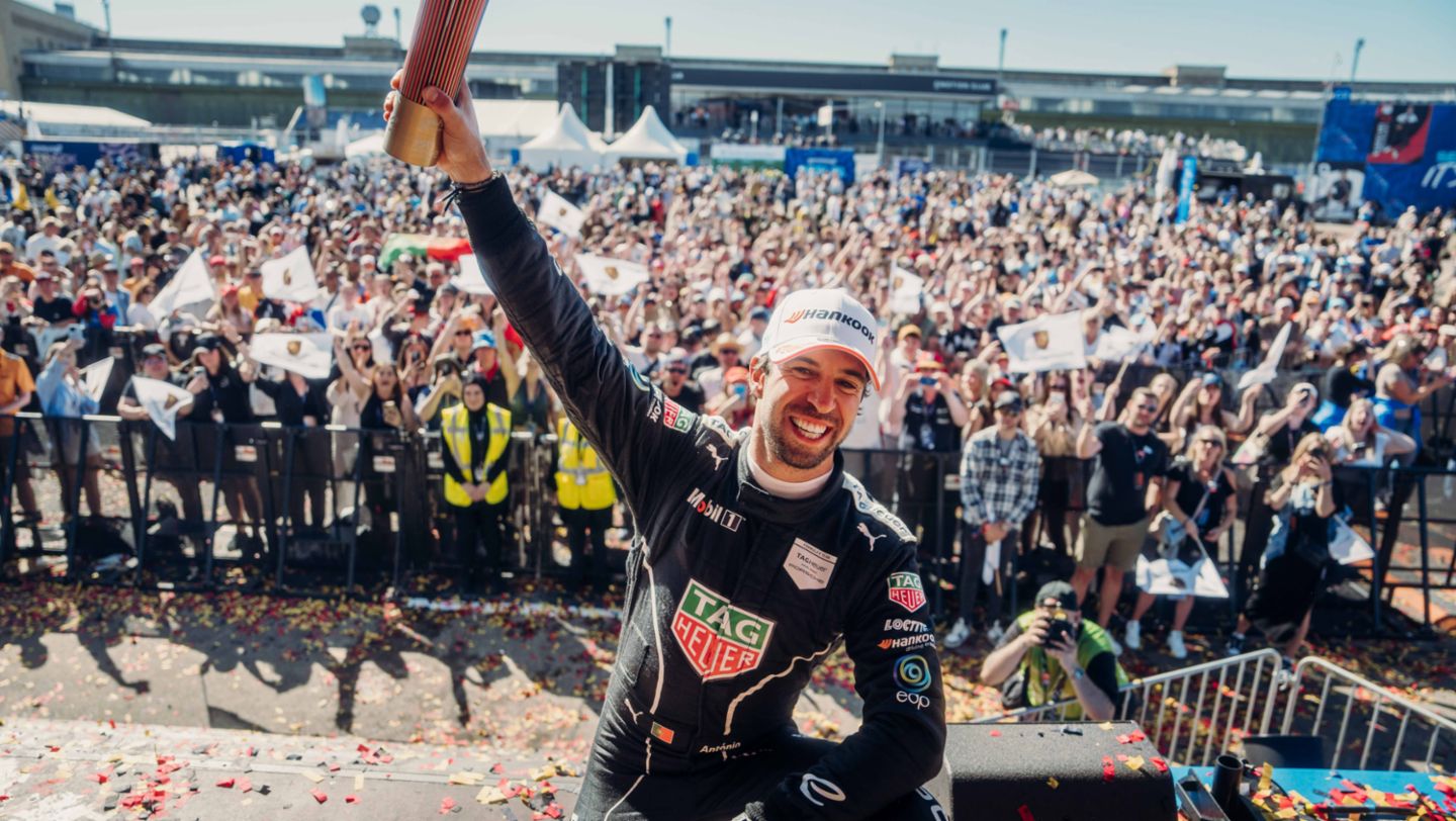 António Félix da Costa, primera victoria de Porsche en casa, E-Prix de Berlín, 2024, Porsche AG