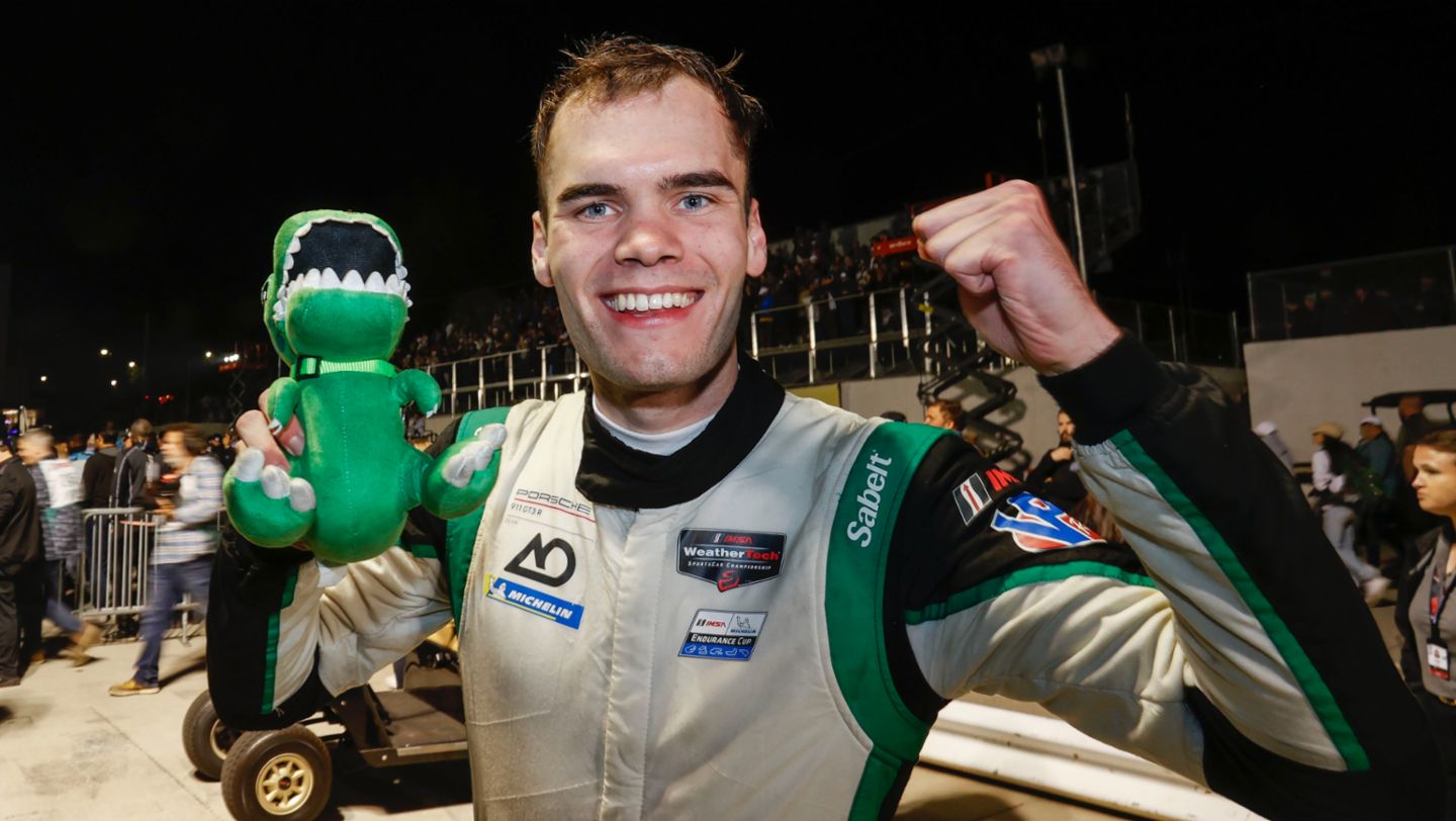 Laurin Heinrich (D), AO Racing (#77), IMSA WeatherTech SportsCar Championship, Rennen 11, Braselton (USA), 2024, Porsche AG