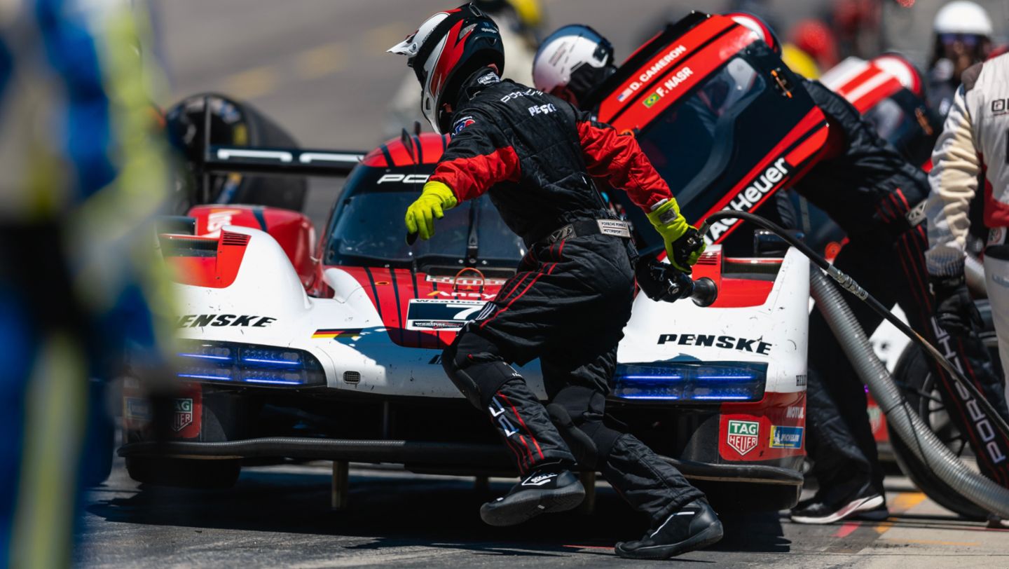Dane Cameron (USA), Felipe Nasr (BR), Porsche 963 (#7), Porsche Penske Motorsport, IMSA, 2024, Porsche AG
