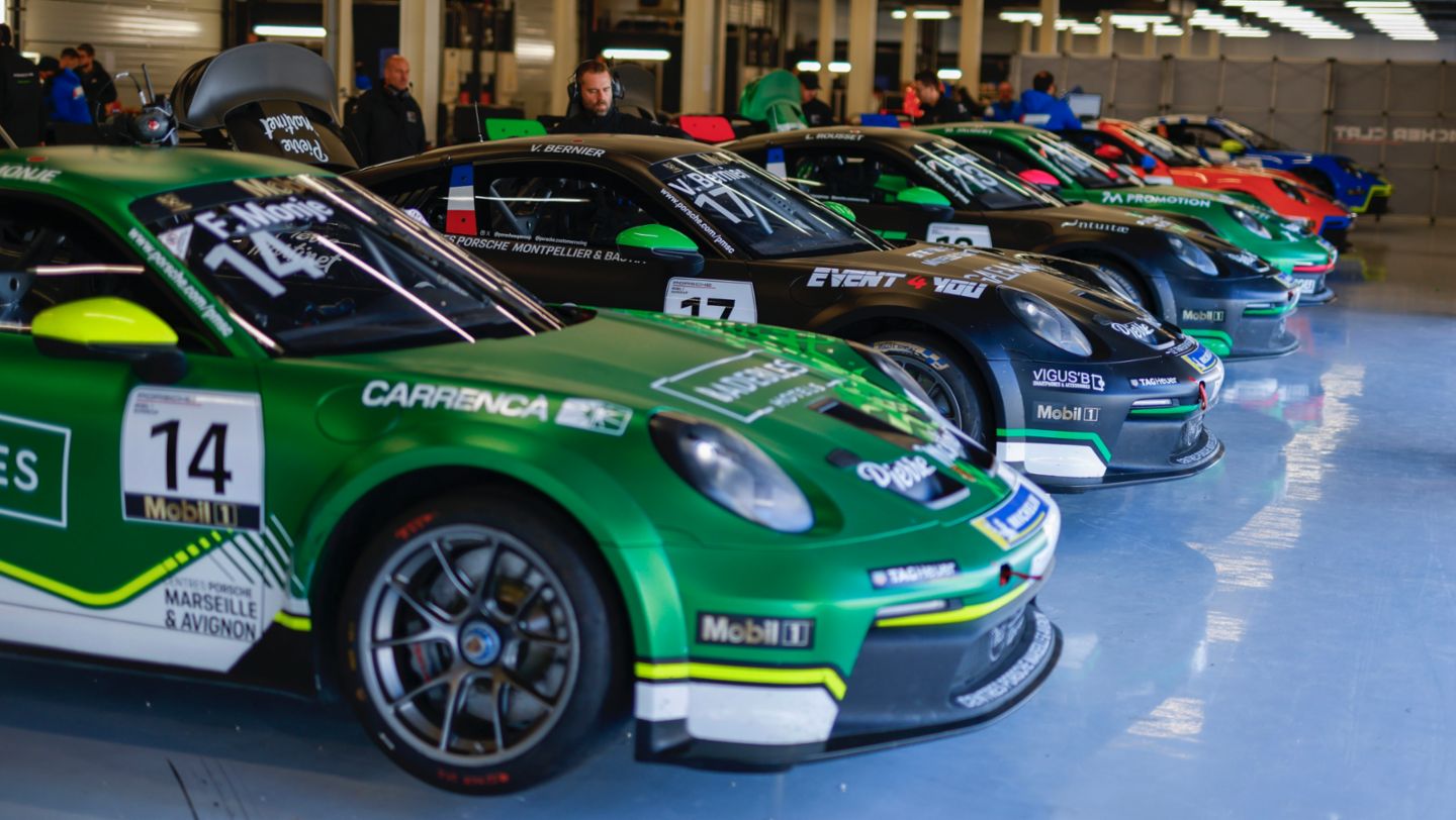 Fernando Monje (E), Porsche 911 GT3 Cup, Martinet-Forestier Racing (#14), Porsche Mobil 1 Supercup 2024, Imola, Italy, 2024, Porsche AG