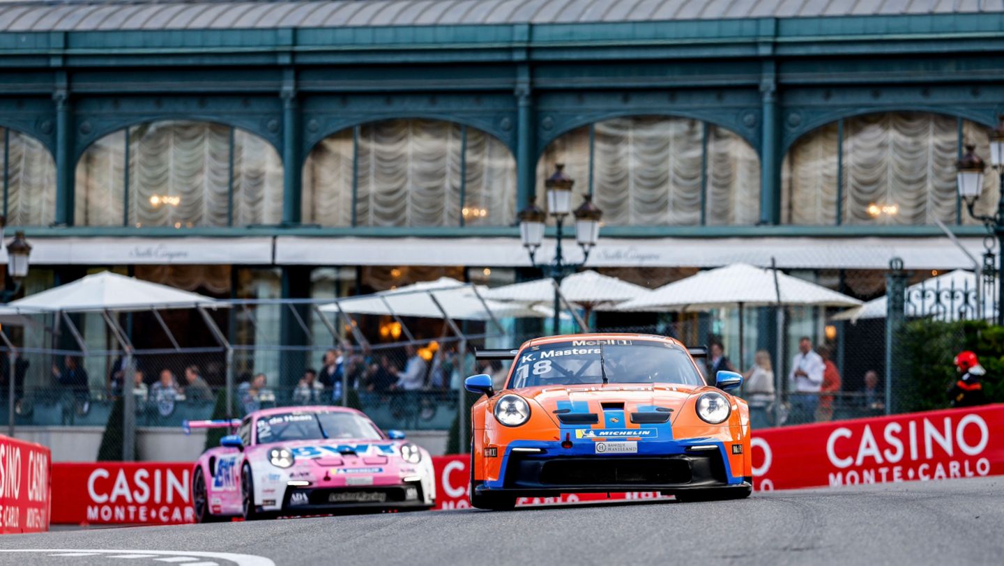 Keagan Masters (ZA), Ombra (#18), Porsche 911 GT3 Cup, Porsche Mobil 1 Supercup 2024, Monte-Carlo, Monaco, 2024, Porsche AG