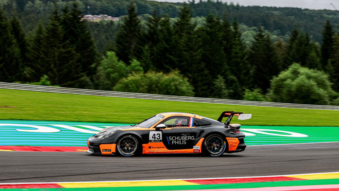Porsche 911 GT3 Cup, Proton Huber Competition (#43), Flynt Schuring (NL), Porsche Mobil 1 Supercup, 2024, Porsche AG