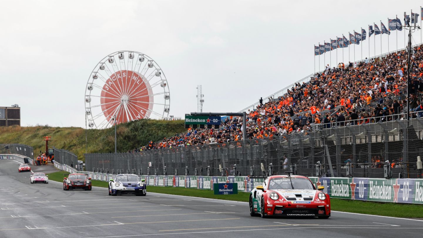 Porsche 911 GT3 Cup, Jaap van Lagen, Dinamic Motorsport, Porsche Mobil 1 Supercup, Zandvoort, 2024, Porsche AG 