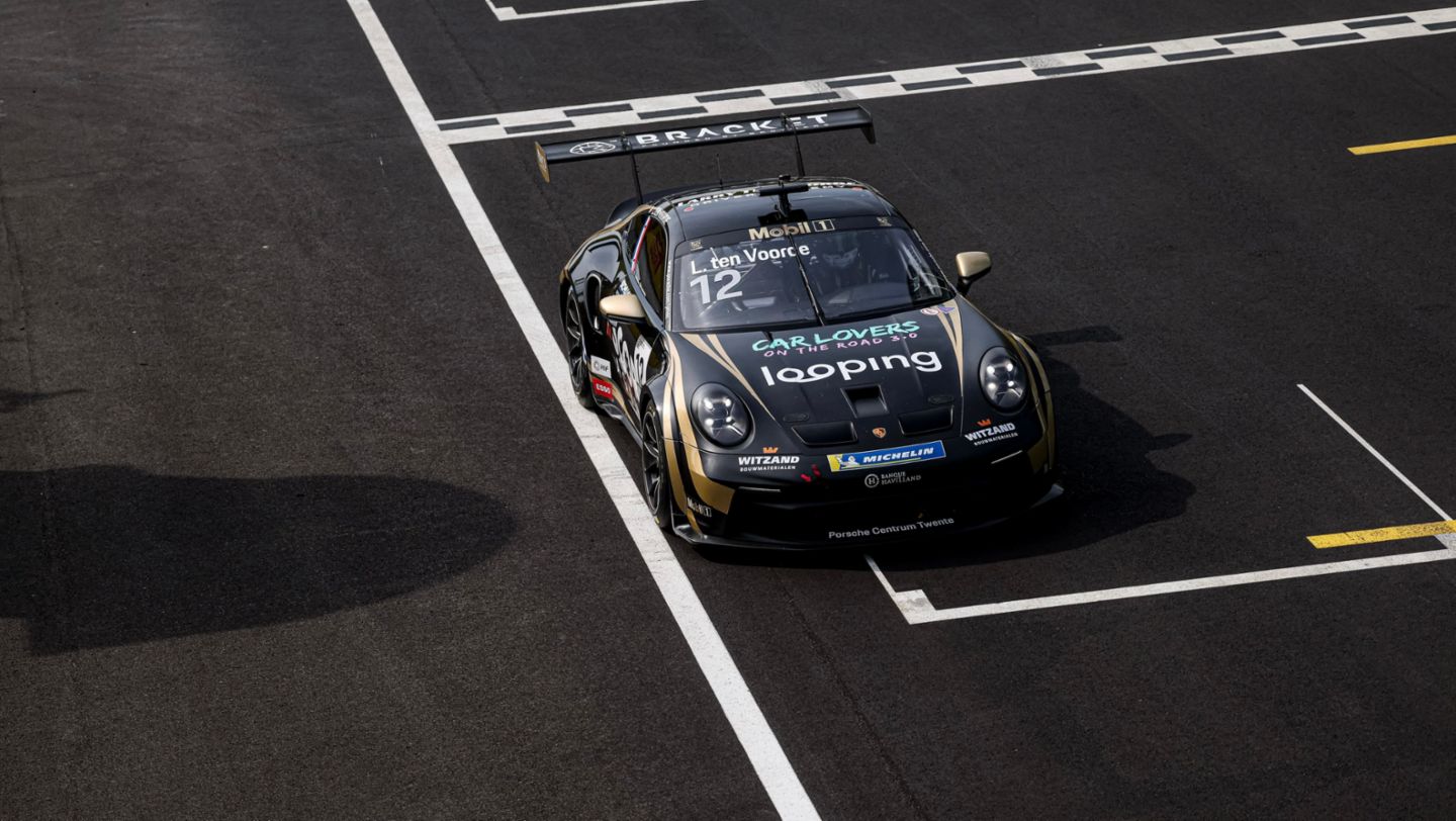 Porsche 911 GT3 Cup, Schumacher CLRT (#12), Larry ten Voorde (NL), Porsche Mobil 1 Supercup, Monza, Italien, 2024, Porsche AG