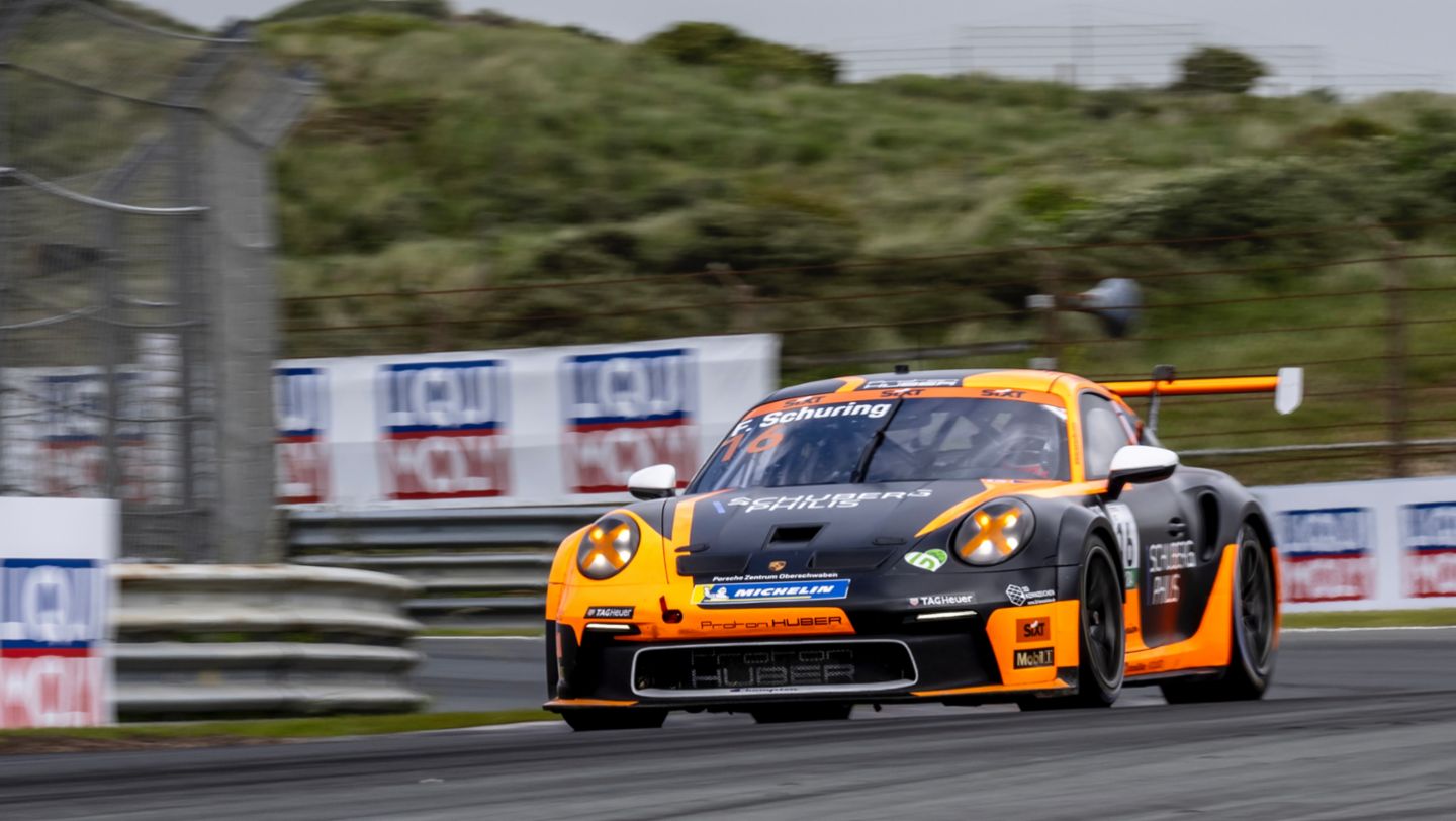 Porsche 911 GT3 Cup, Flynt Schuring (NL), Team Proton Huber Competition (#16), Porsche Sixt Carrera Cup, Zandvoort, Niederlande, 2024, Porsche AG