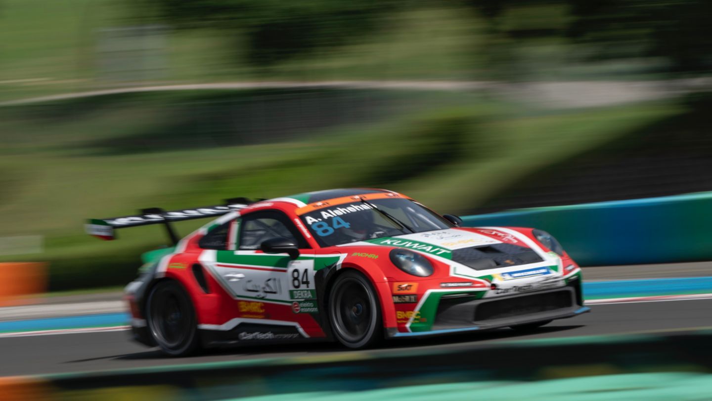 Porsche 911 GT3 Cup, Ahmad Alshehab (KWT), CarTech Motorsport (#84), Porsche Sixt Carrera Cup, Budapest, 2024, Porsche AG
