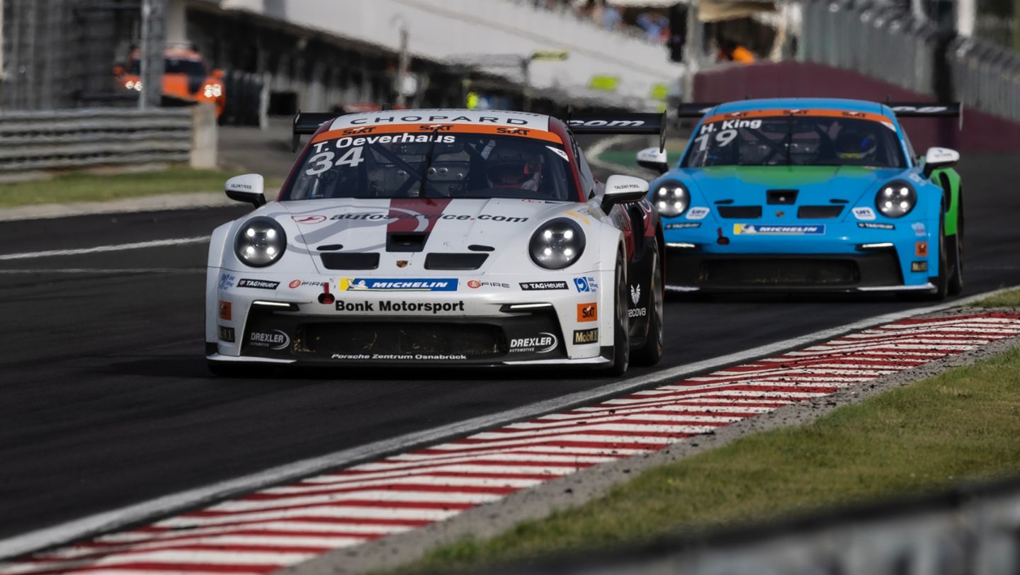 Porsche 911 GT3 Cup, Theo Oeverhaus (D), Bonk Motorsport (#34), Porsche Sixt Carrera Cup, Budapest, 2024, Porsche AG