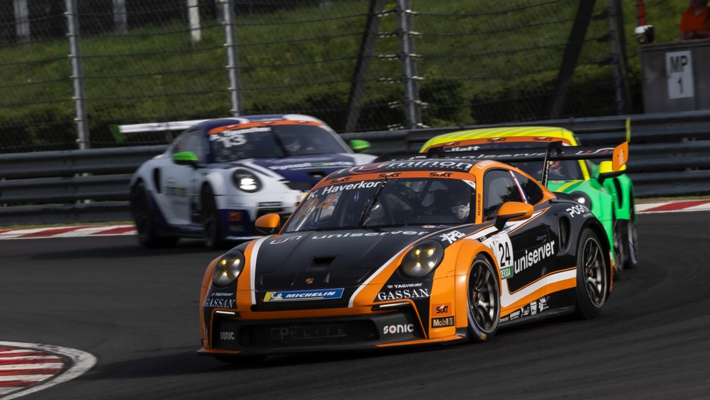Porsche 911 GT3 Cup, Kas Haverkort (NL), Uniserver by Team GP Elite (#24), Porsche Sixt Carrera Cup, Budapest, 2024, Porsche AG